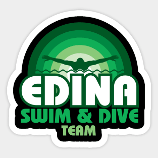 Edina Swim Dive Team Sticker